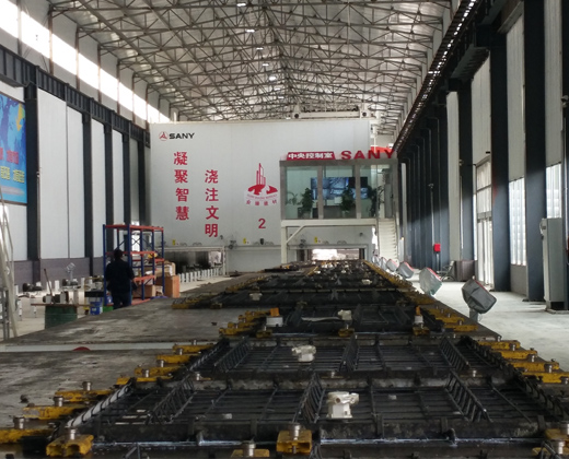 業(yè)臻預制構件廠(chǎng)房環(huán)境展示